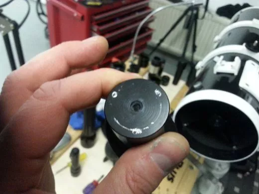 If the surface of a Newtonian secondary mirror mount is already uneven...