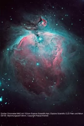 EXPLORE SCIENTIFIC ED APO 152mm FCD-1 CF FT True 3