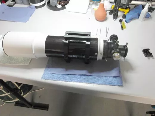 On most refractors, the eyepiece focusers can be replaced with more stable OAZs.