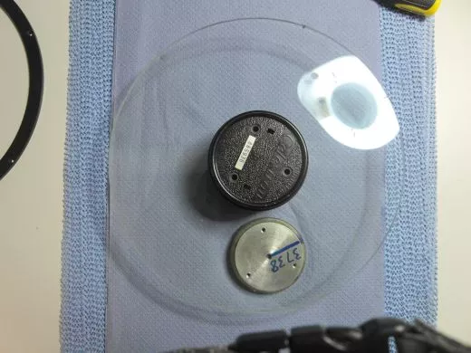 Fastening secondary mirror of an SC (Schmidt Cassegrain), if loose