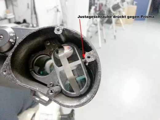 Wenn ein Fernglas dejustiert ist, zeigt es Doppelbilder und bildet unscharf ab. Wie wir justieren:
