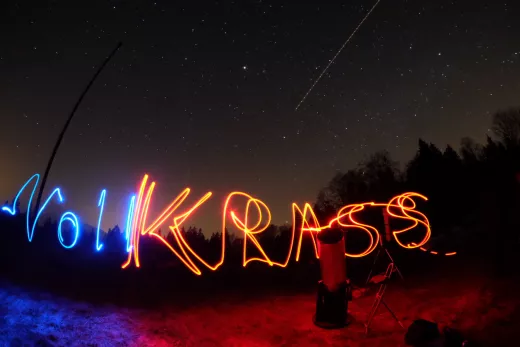 ​Lightwriting, Light Painting, schreiben und malen mit Licht.