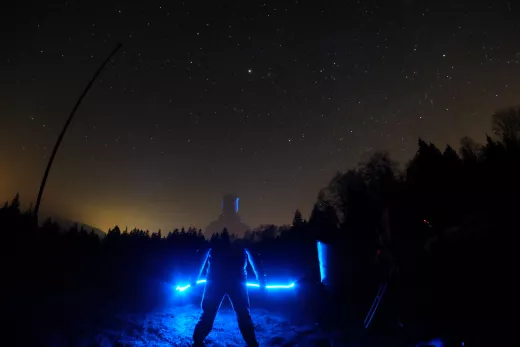 ​Lightwriting, Light Painting, schreiben und malen mit Licht.