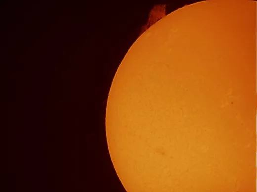 Ein paar Sonnenaufnahmen mit Sonnenteleskop Lunt ST 60/500 LS60T Ha B600 C.