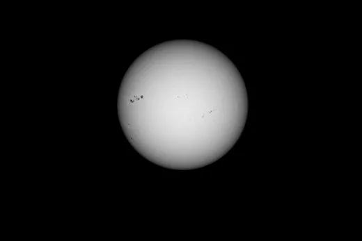 Sonnenaufnahme mit dem Kson ED-APO Ekinox ED805.5 80mm f/5.5 440mm