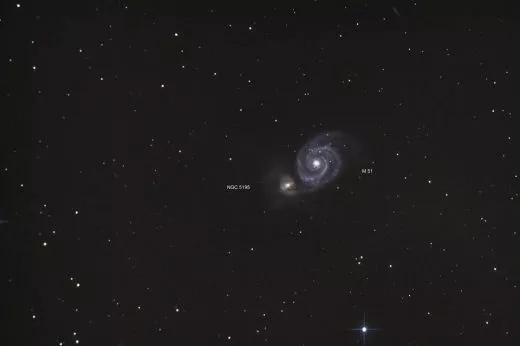 Aufnahmen vo M51, M65, M66 Leo Triplett, M95, M96, M105, M100, M3 und M13 mit Canon EOS Kamera, Skywatcher AZ-EQ6 GT und Skywatcher Explorer-200PDS 200mm/1000mm f/5 8 Newton