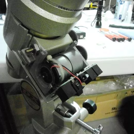 Reparatur einer Vixen Go-To Montierung