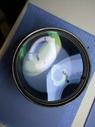 Hier reinigen wir einen SkyWatcher Refraktor 150mm 750mm f/5.