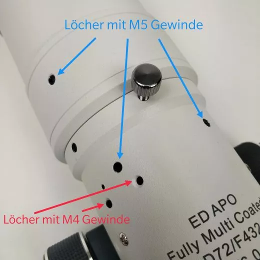 Lacerta 72/432 ED-APO 72mm 432mm f/6 FPL-53 mit stabilem 2 Octo Okularauszug