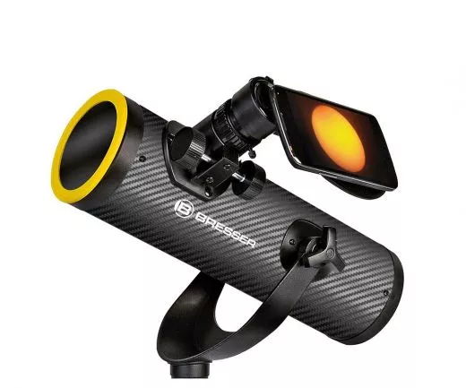 BRESSER SOLARIX 76/350 TELESKOP MIT SONNENFILTER fr die Sonnenbeobachtung und Astronomie