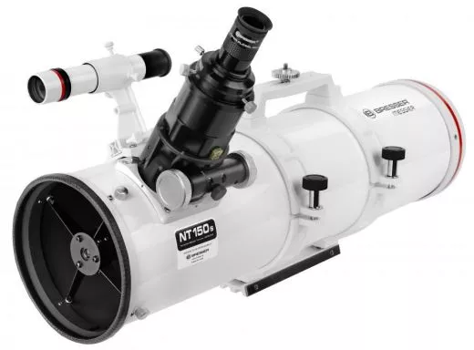 BRESSER MESSIER NT-150S 150/750 HEXAFOC EXOS-1 Newton TELESKOP auf Montierung