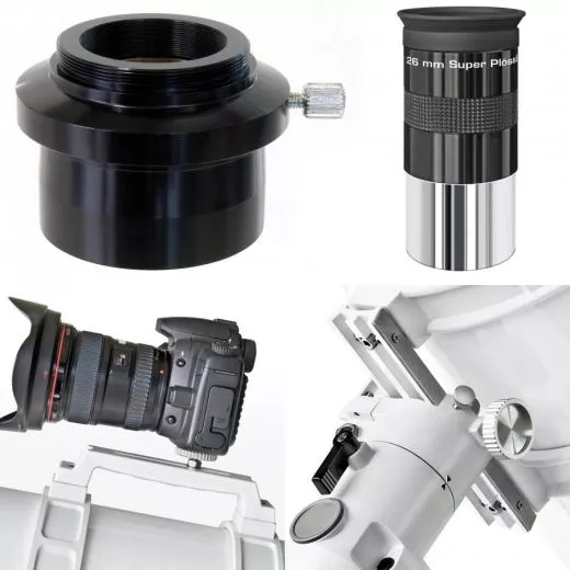 Bresser Messier NT-203/1000 HEXAFOC EXOS-2 / EQ5 Newton TELESKOP mit Montierung