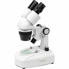 Hochwertiges Stereomikroskop für Auflicht u. Durchlicht, bis 80x, LED