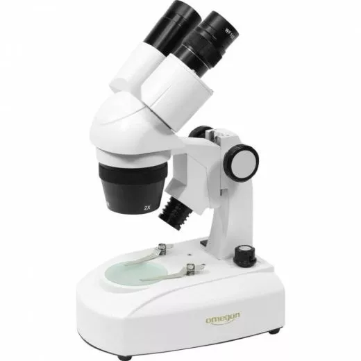High-quality stereomicroscope for reflected light a. Transmitted light, up to 80x, LED