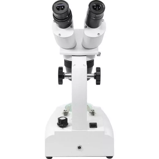 Hochwertiges Stereomikroskop fr Auflicht u. Durchlicht, bis 80x, LED