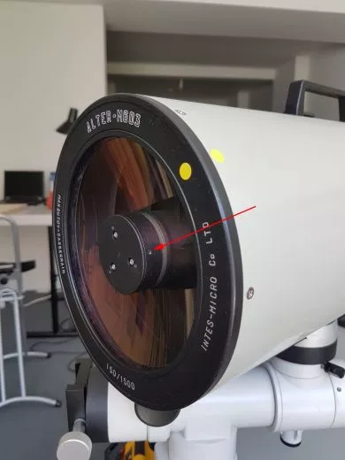 Intes has different designs to build the secondary mirror