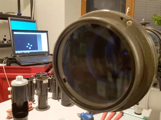 With the GMK-COLLIMATOR by Wolfgang Grzybowski , a webcam and a notebook, the adjustment can be done very easily