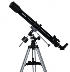 Teleskop Skywatcher Capricorn-70 70/900mm auf EQ1 Montierung Refraktor mit Zubehör Fernrohr