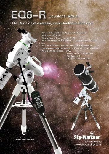 SkyWatcher EQ6-R Pro SynScan Parallaktische GoTo Montierung fr Teleskope EQ6R neueste Version mit USB