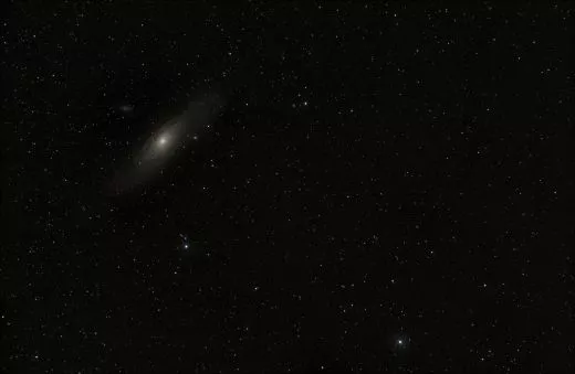 M31 Andromeda Galaxie mit EQ5 Startravel 80 Pentax Tamron