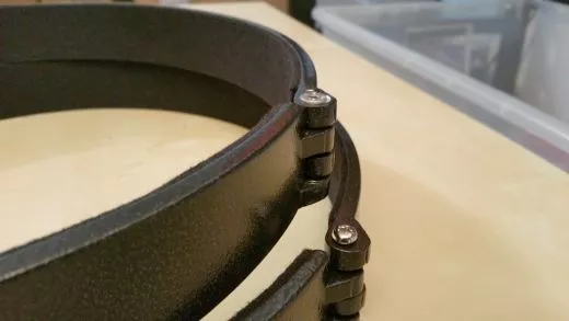 Make rotation clamps from two pipe clamps for Newton: