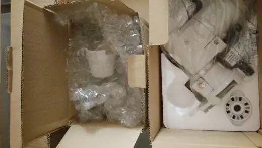For some mounts, the original packaging must be repacked
