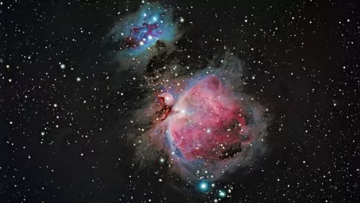 DeepSkyAufnahmen mit Skywatcher Esprit-100ED Professional 100mm F/5,5 Super APO Triplet, Skywatcher AZ EQ5 GT und Nikon D5200 astromodifiziert: