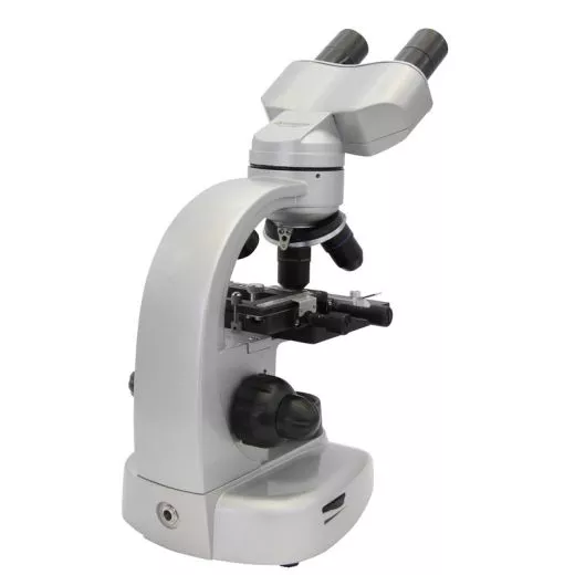 Biologisches Mikroskop fr Durch- u. Auflicht, binokular, bis 800x, LED