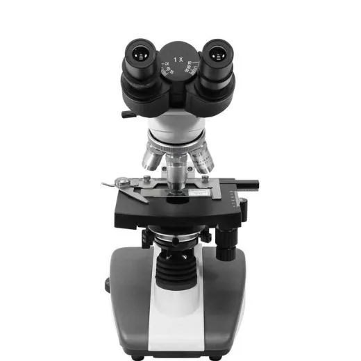 Hochwertiges biologisches Durchlichtmikroskop, binokular, Achromat, bis 1000x, LED