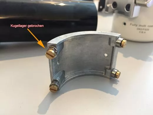 VIXEN A62SS Okularauszug Reparatur: