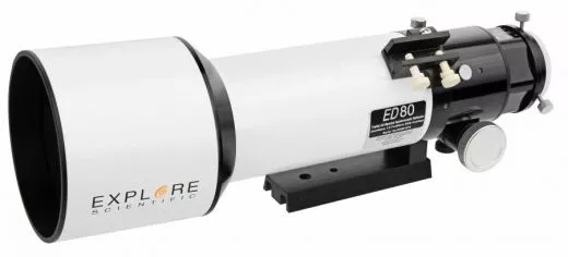 EXPLORE SCIENTIFIC 80MM 480MM F / 6 FCD-100 ALU 2.5 HEXAFOC ED-APO Refractor
