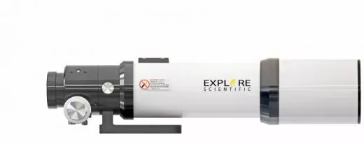 EXPLORE SCIENTIFIC 80MM 480MM F/6 FCD-1 ALU 2 R&P FOKUSSIERER ED APO Teleskop