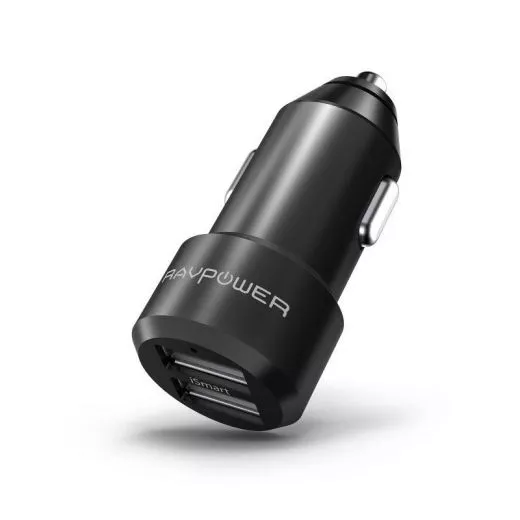Mini USB Ladegert 2-Port 24W 5V / 4.8A USB fr Kfz-Buchse
