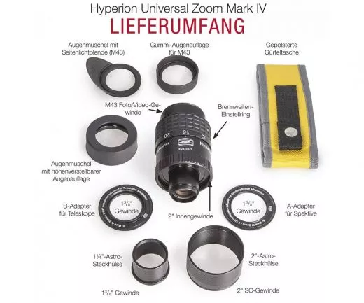 Baader Hyperion Mark IV Zoom Universal Okular 8-24mm 68 1,25 / 2