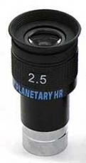 HR2 HR planetary eyepiece - 2.5mm focal length - 1.25 - 58  WW field Planetary ppp