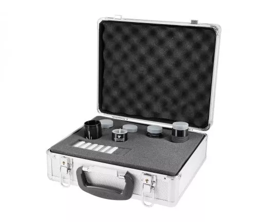 TS-Optics 1,25 Okularset mit Filter und Adapter - 12 Teile im Metallkoffer Zubehrset