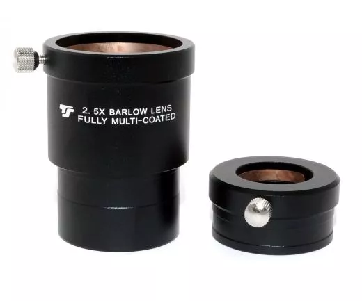 TS-Optics 2-Barlow 2,5x APO 4-Element-Design kurzbauend