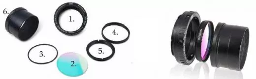 BA2958550 Baader Protective Canon EOS DSLR Ring fr 2 und 50,4mm Filter