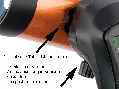Celestron NexStar 8 SE - 203/2032mm: Schmidt-Cassegrain mit GoTo auf AZ-Gabelmontierung 8SE
