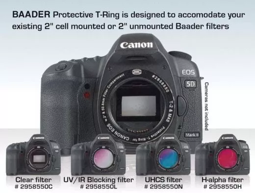 Baader Protective Canon EOS DSLR Ring fr 2 und 50,4mm Filter T2 / M48