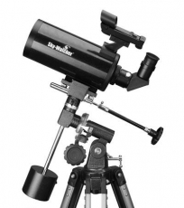 SkyWatcher Skymax-90 on EQ1 90mm 1250mm Maksutov Cassegrain telescope