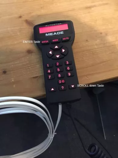 Meade Autostar Handbox erfolgreich updaten bzw. upgraden