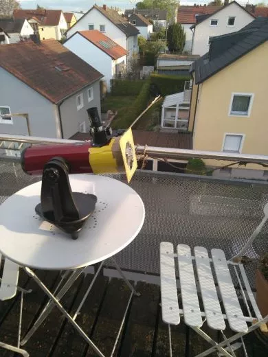 Small but mighty: Skywatcher Heritage-100P, a 4 Mini Dobson for solar observations in white light