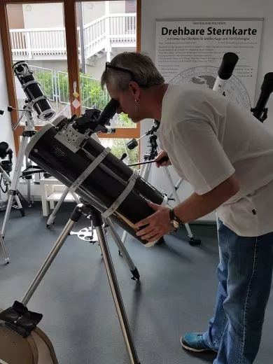 Our new prototype of a double telescope (binocular) with two Newtons. A double Newton.