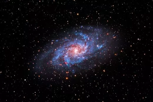 Dreiecksgalaxie M33 mit Esprit 100 550 ED-APO