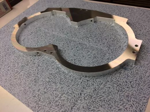 Our new binocular holder (double telescope) - The prototype is milled