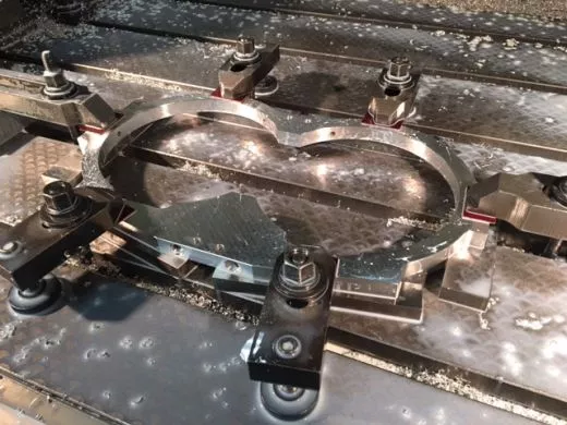 Our new binocular holder (double telescope) - The prototype is milled