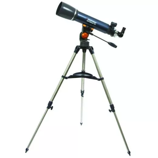 Celestron Teleskop AstroMaster 102AZ 102mm Refraktor mit AZ-Stativ (Montierung)