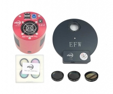 ZWO Kit ASI1600MM Pro 8pos filter wheel 1.25 L-RGB and 3x fog filter (H-alpha, S-II and O-III)