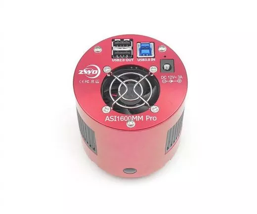 ZWO Kit ASI1600MM Pro 8pos Filterrad 1,25" L-RGB und 3x Nebelfilter (H-alpha, S-II und O-III)